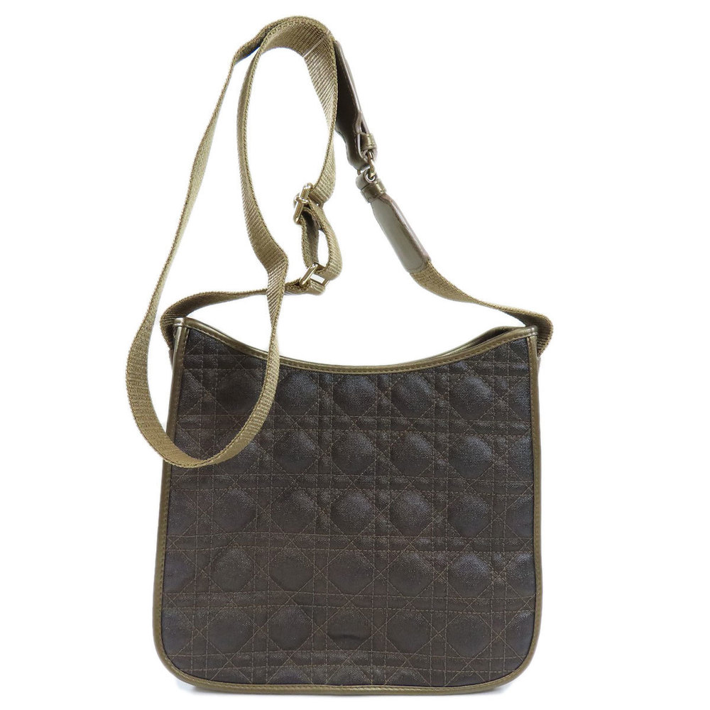 Christian Dior Nylon Cannage Stitch Logo Charm Shoulder Bag - Picture 2 of 9